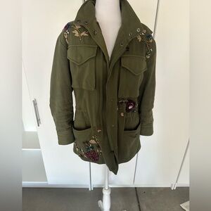 Beaded army jacket